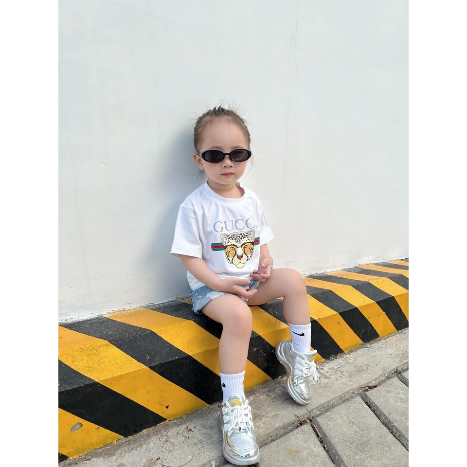 Áo thun cho bé họa tiết hổ vải cotton mềm mịn, thoáng mát – Sammy_VN