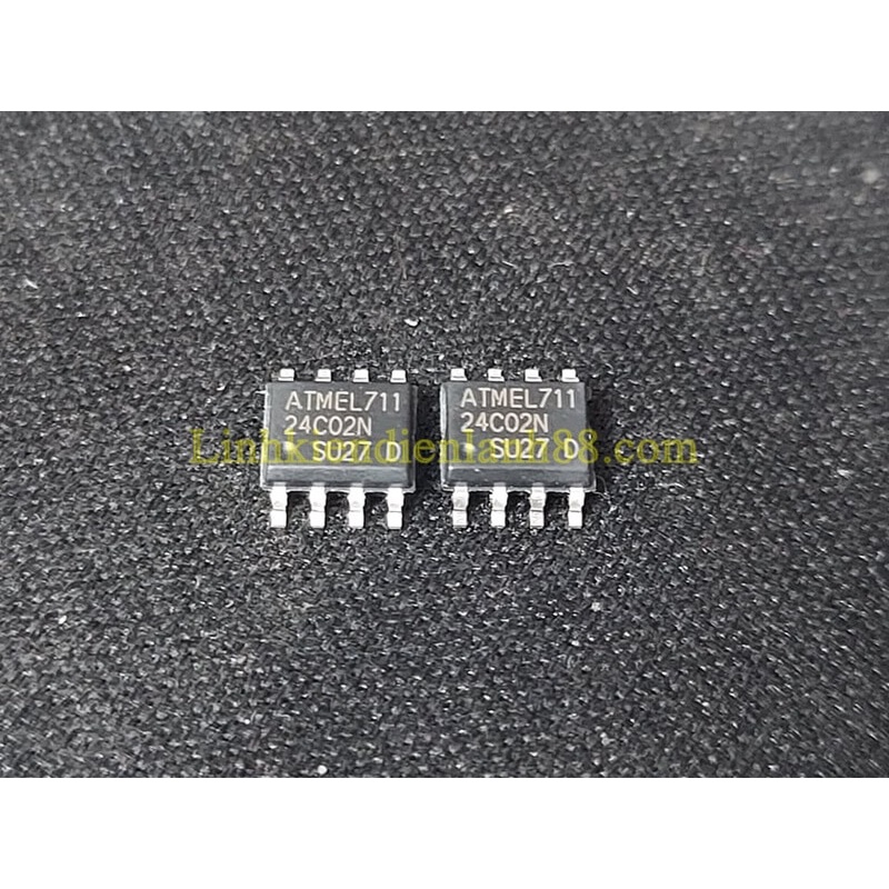 (5 CON) IC Nhớ AT24C02N 24C02 SOP8 MỚI