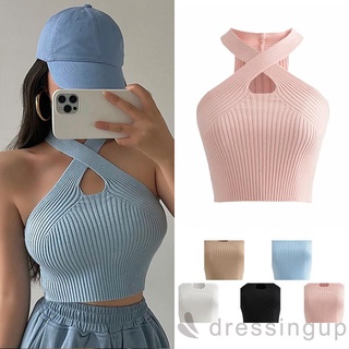 Đầm Dệt Kim Không Tay Màu Sắc Đơn Giản Dành Cho Nữ