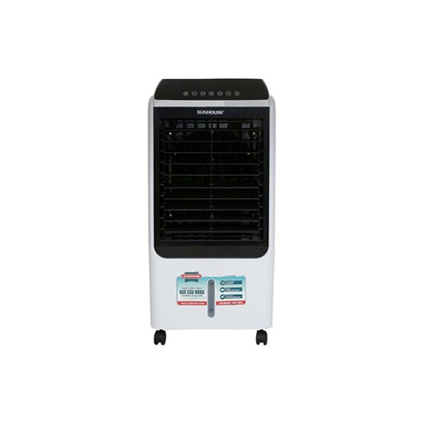 Quạt Điều Hòa Hơi Nước Sunhouse SHD7726 - Đen Trắng, 40L, Kích Thước 1050x480x360mm