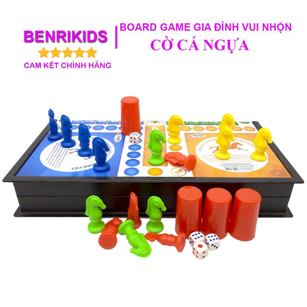 Bộ cờ cá ngựa cao cấp hàng Việt nam chất lượng cao an toàn cho bé