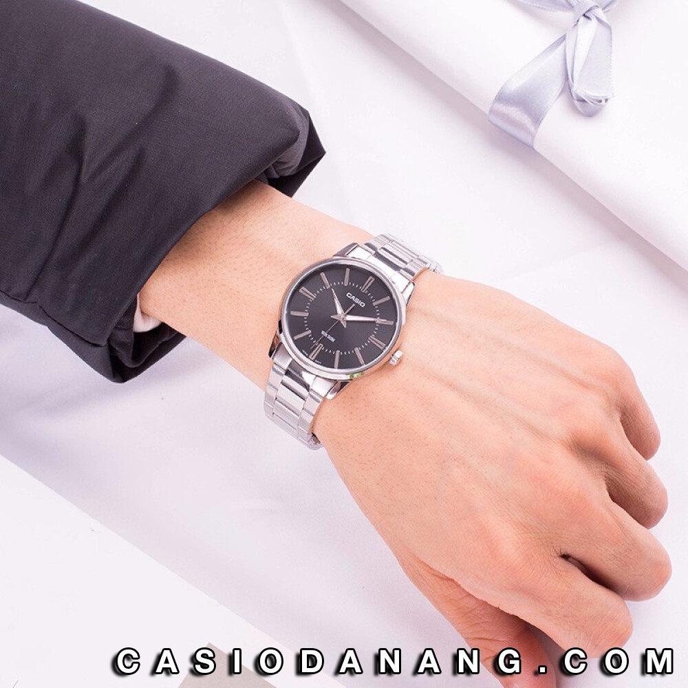 Đồng hồ nam dây kim loại Casio chính hãng Anh Khuê MTP-1303D-1AVDF (40mm)