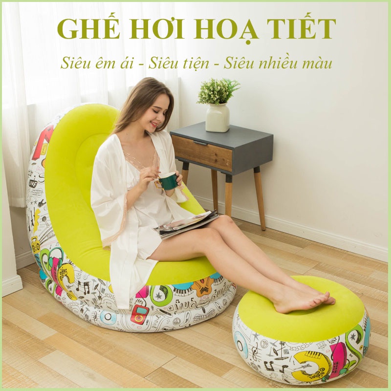 Ghế hơi tựa lưng, sofa hơi