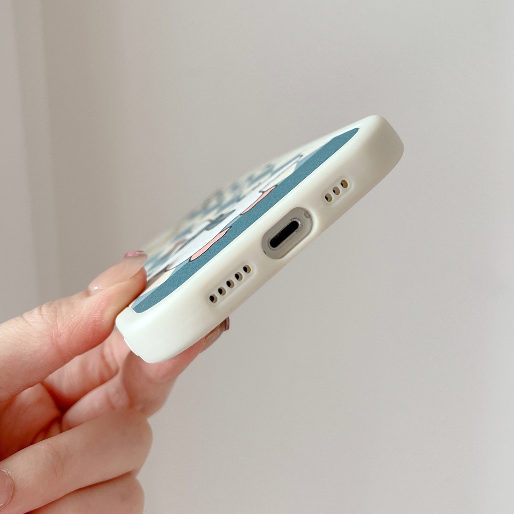 Ốp Điện Thoại TPU Mềm Chống Sốc In Hình Vịt Hạnh Phúc Cho iPhone 6 6s 7 8 plus xr x xs max 11 12 13 pro max