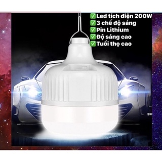 bóng đèn led tích điện 200W