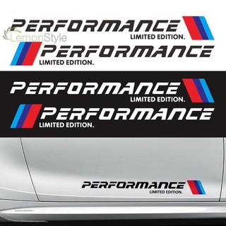 ⭐⭐⭐2pcs Car Stickers M Performance Limited Edition Side Door Reflective Decals