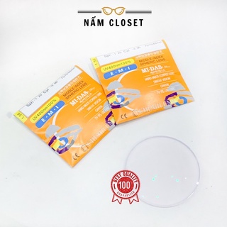 Tròng kính phản quang chống tia UV chống loá cận loạn viễn Nấm Eyewear