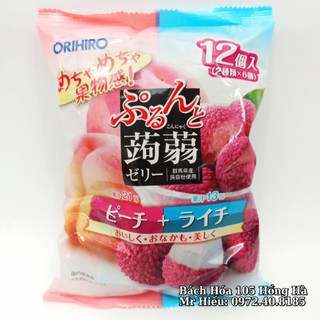 [HSD T9/2021] Thạch Orihiro 240g vị Đào Vải