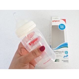 BÌNH SỮA PIGEON 160ML CỔ RỘNG NHỰA PP