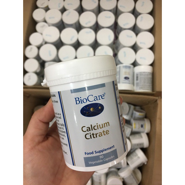 Canxi Citrate Biocare 90 viên hàng chính hãng UK