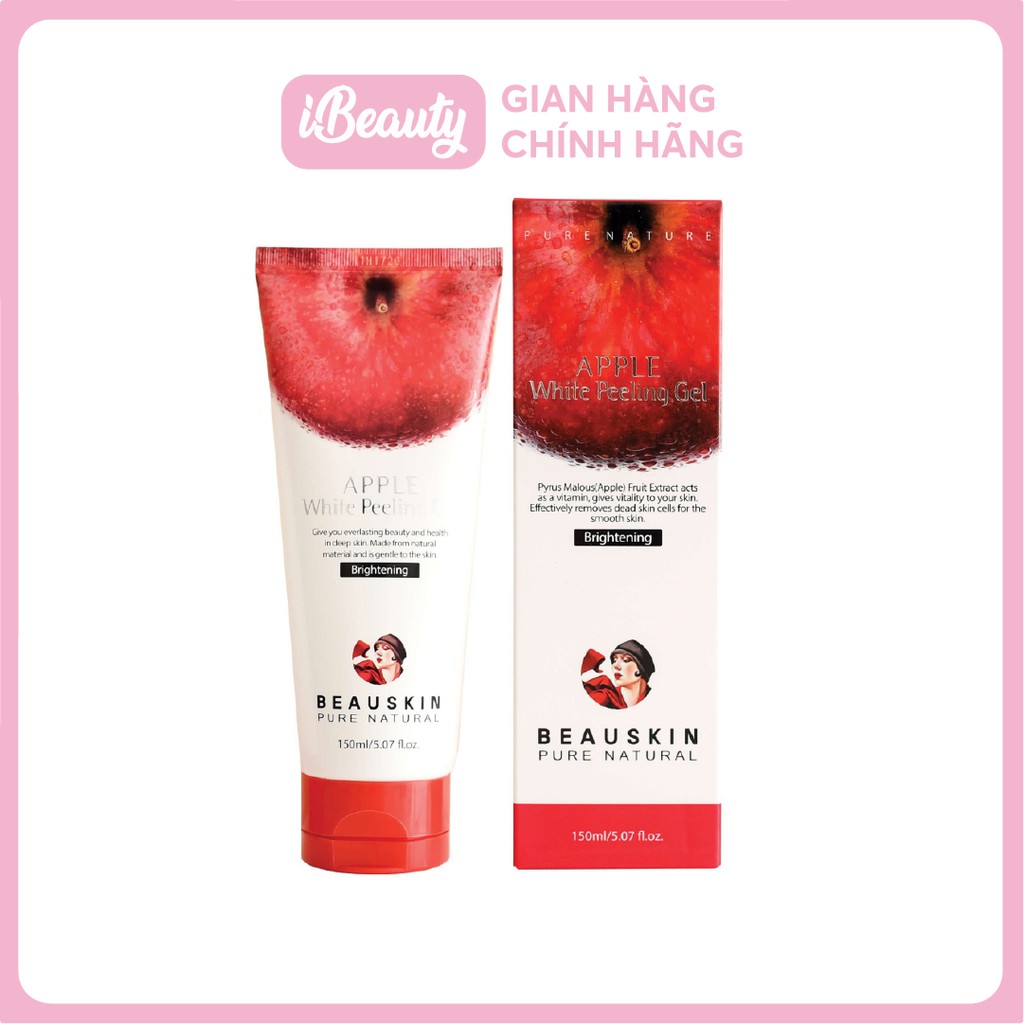 Tẩy da chết sáng da, sạch mụn cám Apple White Peeling Gel - Hàn Quốc chính hãng