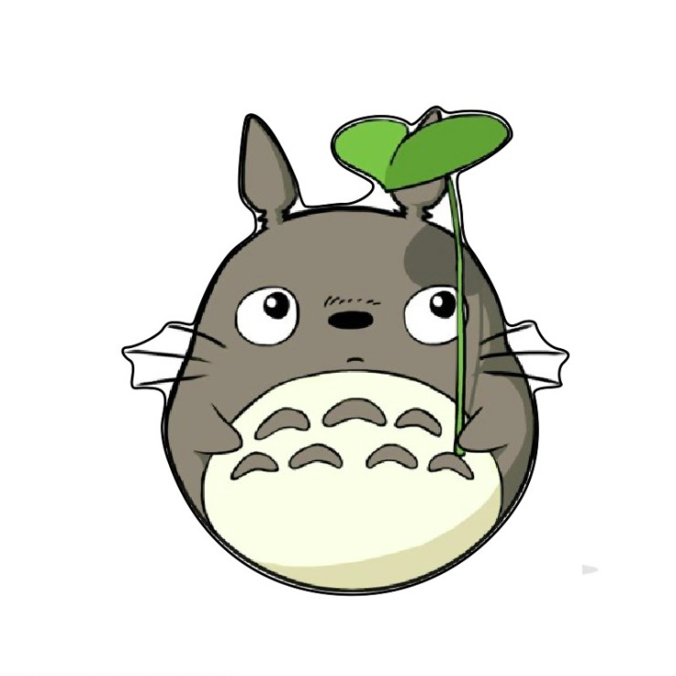 Huy Hiệu Cài Áo - Pin Cài Cặp Sách, Túi Tote Hoạt Hình Totoro (Đọc Kĩ Lưu Ý)