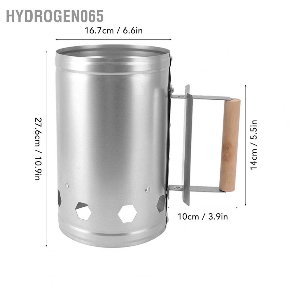 Nướng ống khói Starter Di động tròn có thể bật lửa với bộ kích hoạt nhả nhanh cho tiệc nướng cắm trại ngoài trời Hydrogen065
