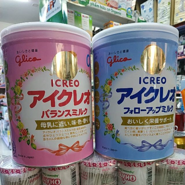 Sữa Glico Icreo Số 0 800g (Date 10.2021)