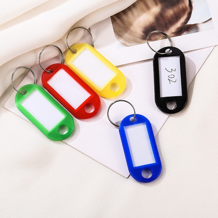 Thẻ ghi nhớ gắn chìa khoá mini tiện dụng giúp phân biệt chìa khóa đánh dấu hành lý vali name tag GALA HOME