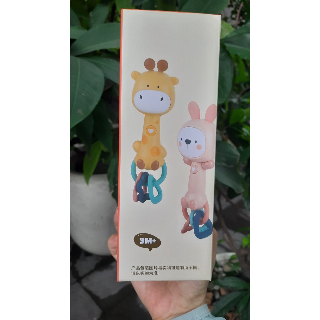 XÚC XẮC GẶM NƯỚU CÓ ĐÈN, PHÁT NHẠC BABYTRY CAO CẤP CHO BÉ