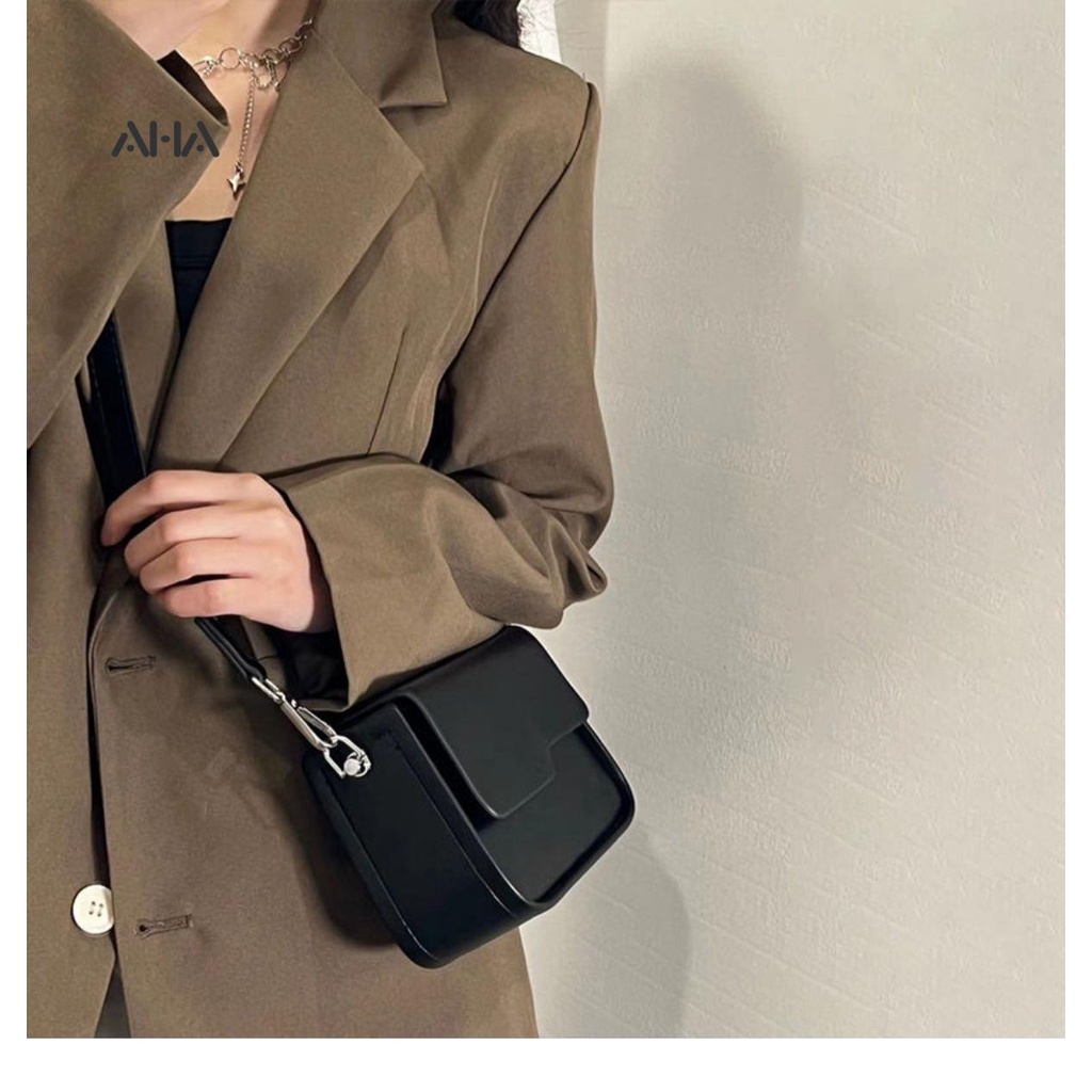 Túi xách AHA official màu trơn thời trang dành cho nữ