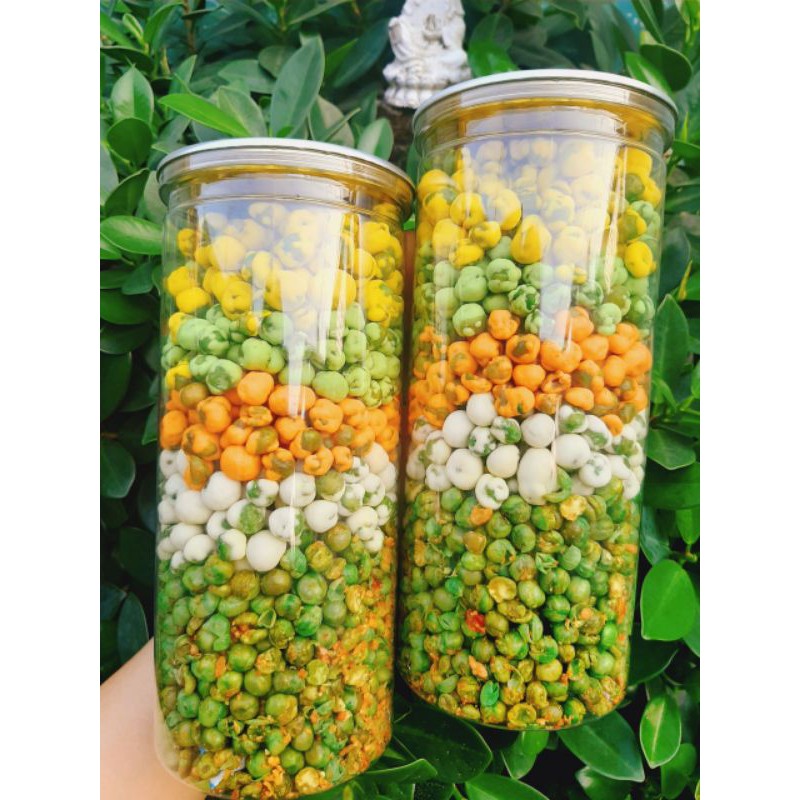 ĐẬU HÀ LAN MIX 5 VỊ HỦ 450G (Hình Thật)