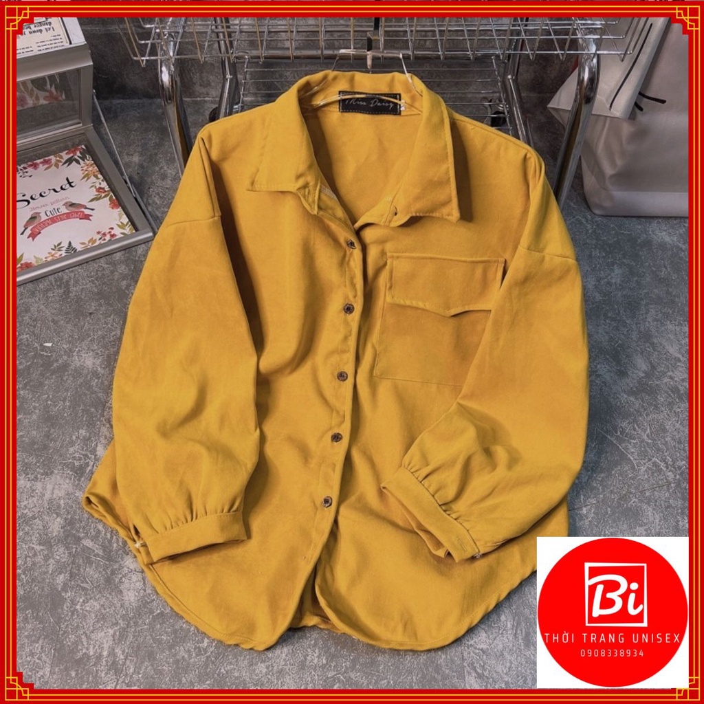 Áo Sơ Mi Nữ Vạt Bầu Trơn Tay Bồng Cánh Dơi_Vải Bố Nhung Gân QC Loại 1 May Kỹ Sắc Sảo_Vải Nhập Sịn Không Xù Bao Giặt Máy