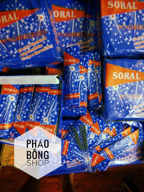 Gói 10 que pháo bông Soral ( hàng sẵn )