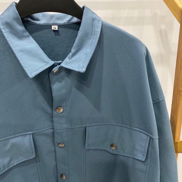 Áo Khoác KaKi BAMBO JACKET Màu Xanh Unisex | BigBuy360 - bigbuy360.vn