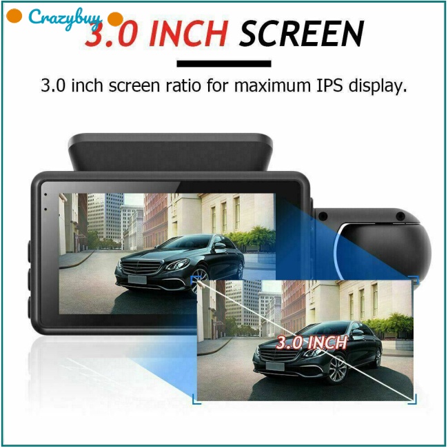 Camera Ghi Hình Cảm Biến G 1080p Tích Hợp Chế Độ Ban Đêm Với Hai Cảm Biến CR Cho Xe Hơi