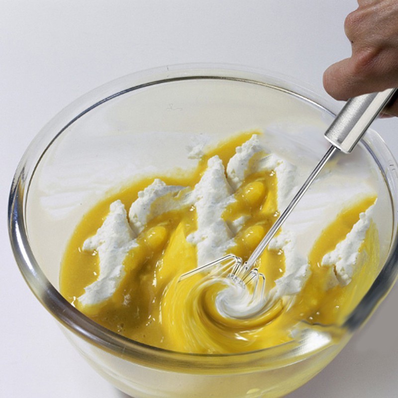 Dụng Cụ Đánh Trứng Bán Tự Động Bằng Thép Không Gỉ