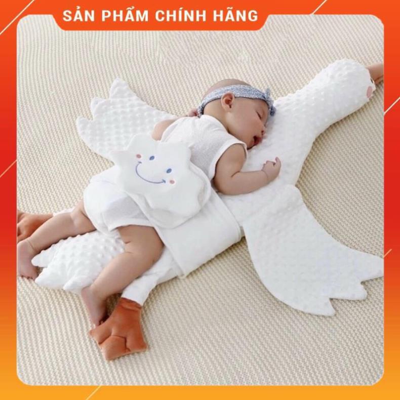Gối Bầu hình vịt cho bé ☘gối giúp bé ngủ ngon hơn ❤️♦️thay thế gối trặn ♦️❤️tránh làm con hay bị giật mình