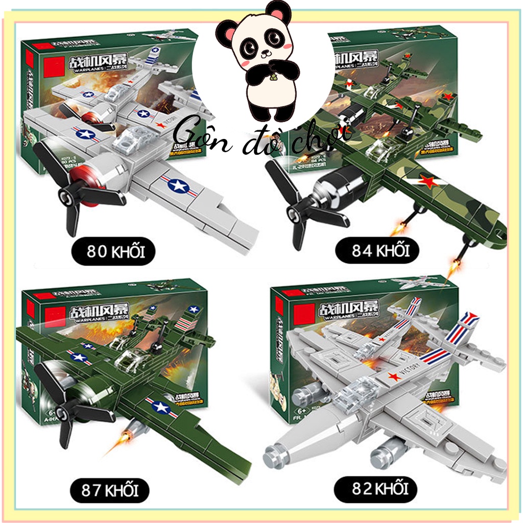 Lego Xếp Hình Cho Bé Trí Tuệ Đồ Chơi Siêu Máy Bay Chiến đấu Siêu Cấp 654 Chi Tiết 8 Trong 1 Gôn đồ chơi