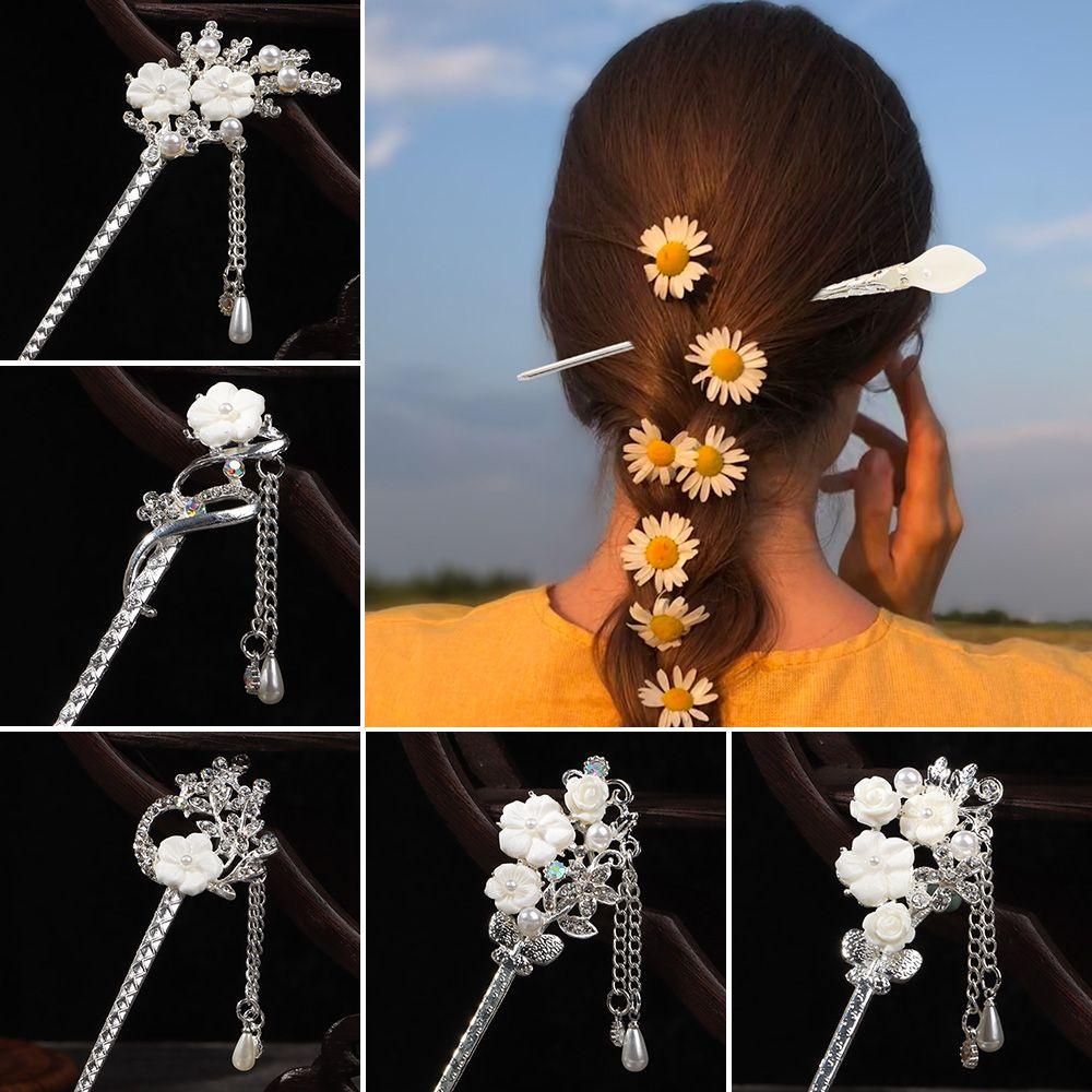 Trâm Cài Tóc Bằng Gỗ Mun Phong Cách Retro Cho Nữ