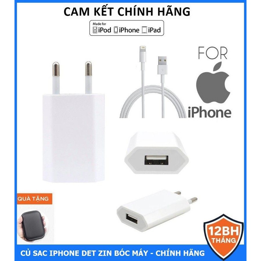 Củ Sạc Dẹt Ip dòng điện ổn định hàng zin bảo hành 12 tháng