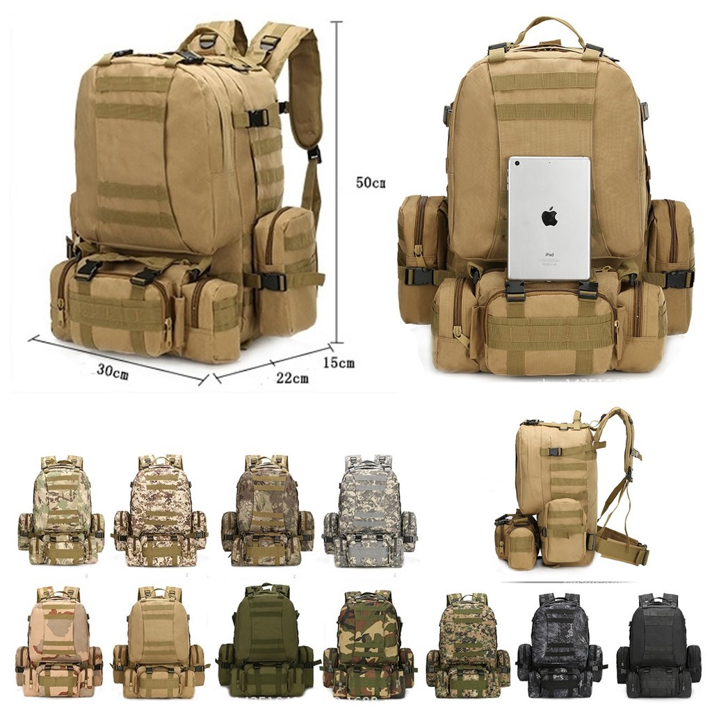 [ Giá Gốc ] [ XẢ KHO 3 NGÀY ] Balo Du Lịch Kiểu Dáng Army 7D Cỡ Lớn ️FreeShip️ Balo Phượt Vải Dù Độ Bền Cao