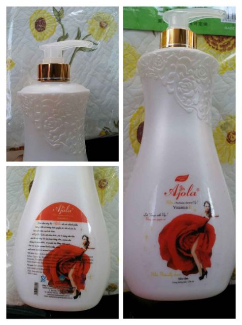 Sữa tắm ajola vitamin e 1200ml