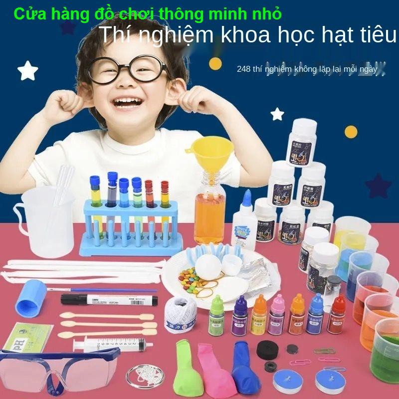 Đồ chơi giáo dụcKhoa học trẻ em bộ đồ chơi thí nghiệm, câu đố sinh tiểu học, hóa sản xuất vật lý, thiết bị phát min1