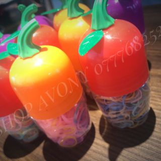 🌶️ Thun cột tóc cho bé hình trái ớt - Ớt thun