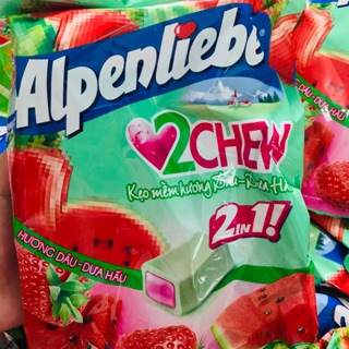 Kẹo mềm 2chew hương Dâu-Dưa Hấu