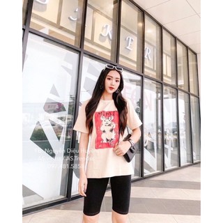 Quần Legging Đùi Cuộn Tím Siêu Hot