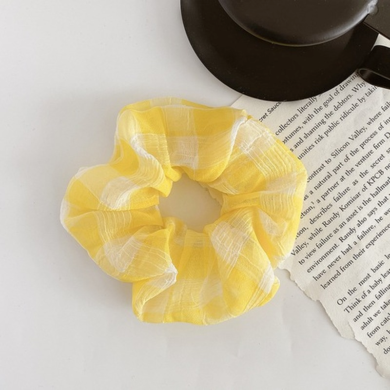 Dây buộc tóc màu vàng thời trang thanh lịch tùy chọn