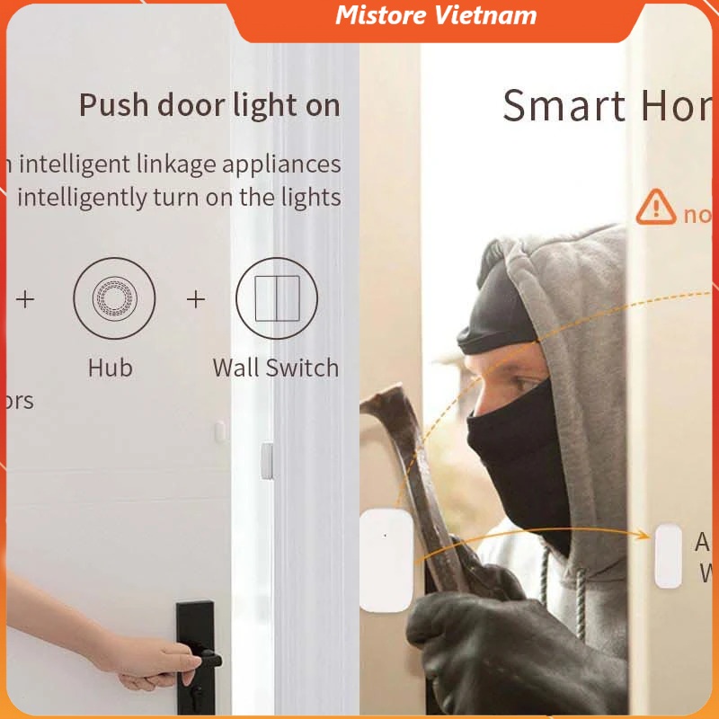 Cảm Biến Cửa Ra Vào Và Cửa Sổ Xiaomi Aqara MCCGQ11LM hỗ trợ Apple HomeKit