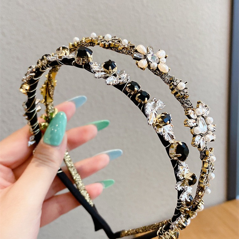 Cài tóc đính ngọc trai giả phong cách retro Hàn Quốc cho nữ