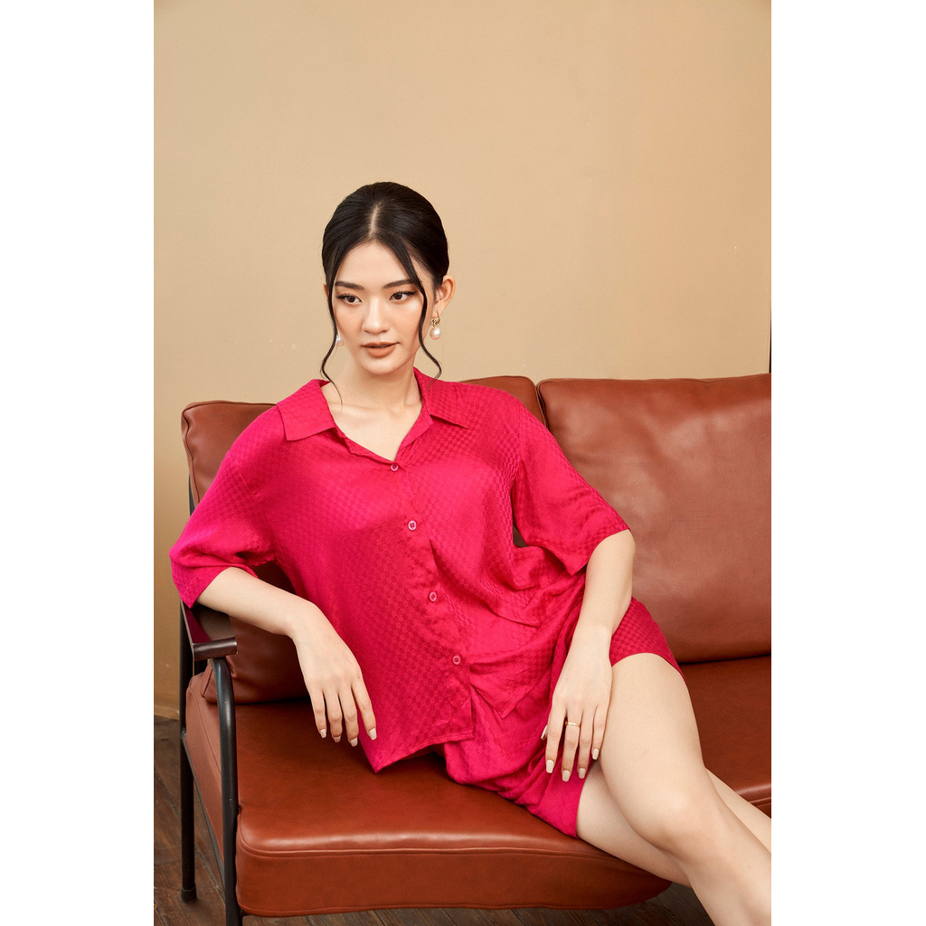 LADY ME by Eva de Eva Set Pyjama hồng