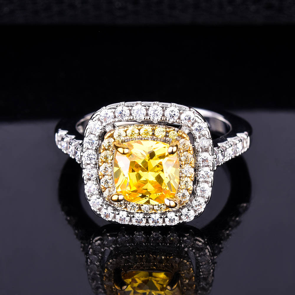 Nhẫn Đính Đá Lấp Lánh Thời Trang Dành Cho Nữ