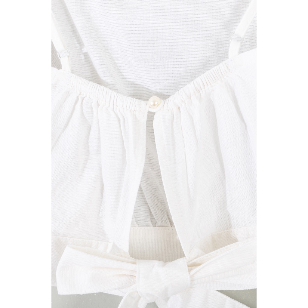 Áo Hai Dây VIEN TRAN Croptop Xẻ Lưng V61R21H049