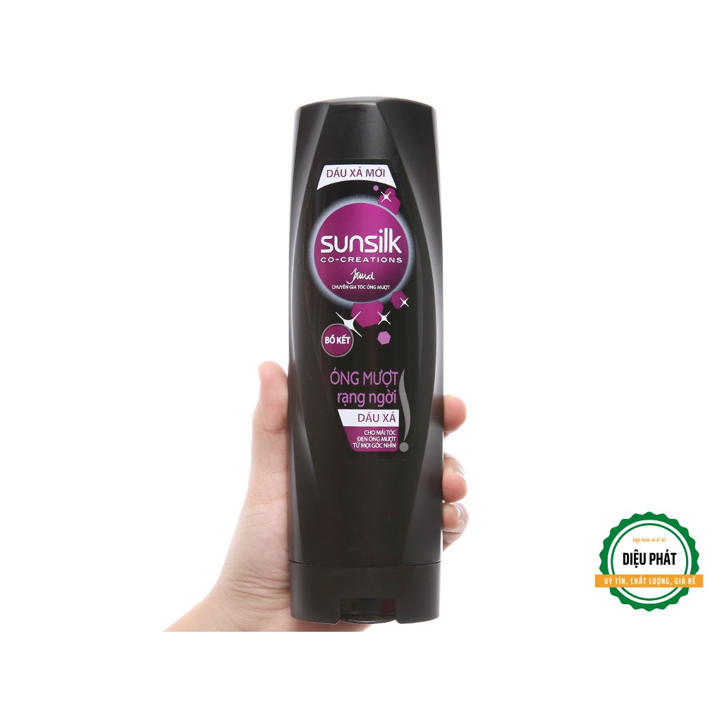 ⚡️ Dầu Xả Sunsilk Đen, Sunsilk Óng Mượt Rạng Ngời 320g (327ml)