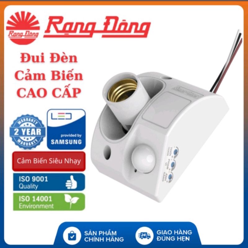 Đui cảm ứng chuyển động Rạng đông và bóng led[kiểm tra hàng trước khi giao]