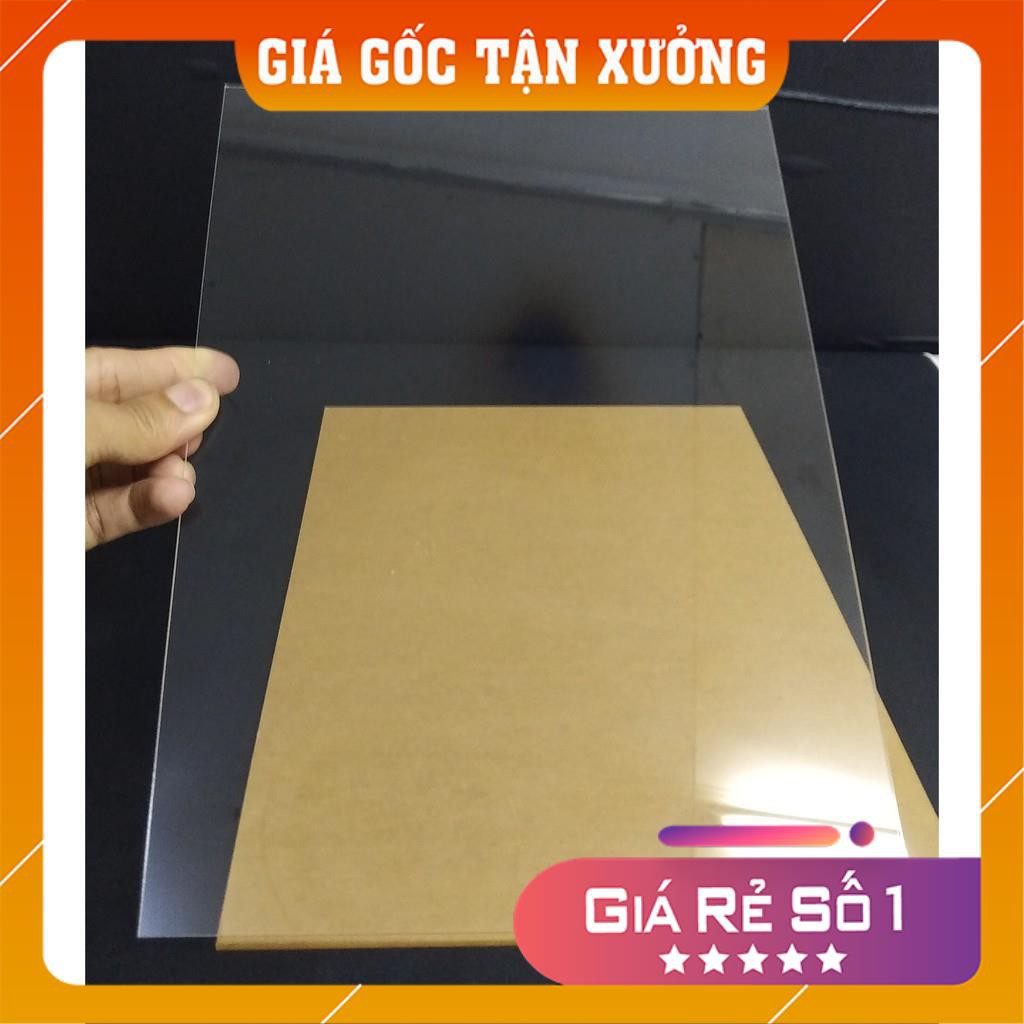 [Giá Gốc Tận Xưởng] Tấm mica trong suốt Size A4(29,7*21cm) độ dày 2mm,3mm,4mm,5mm [Hàng có sẵn - giá rẻ]