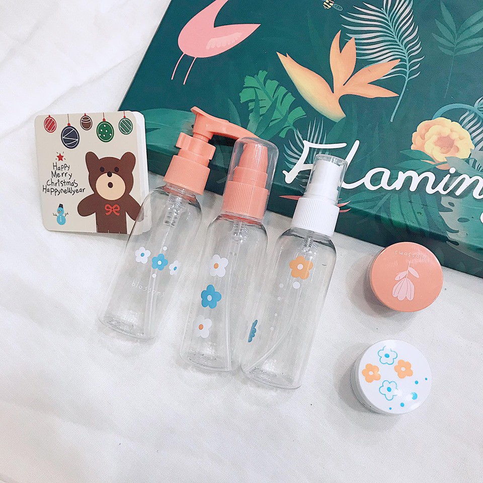 Bộ chiết mỹ phẩm sét 5 mẫu mới