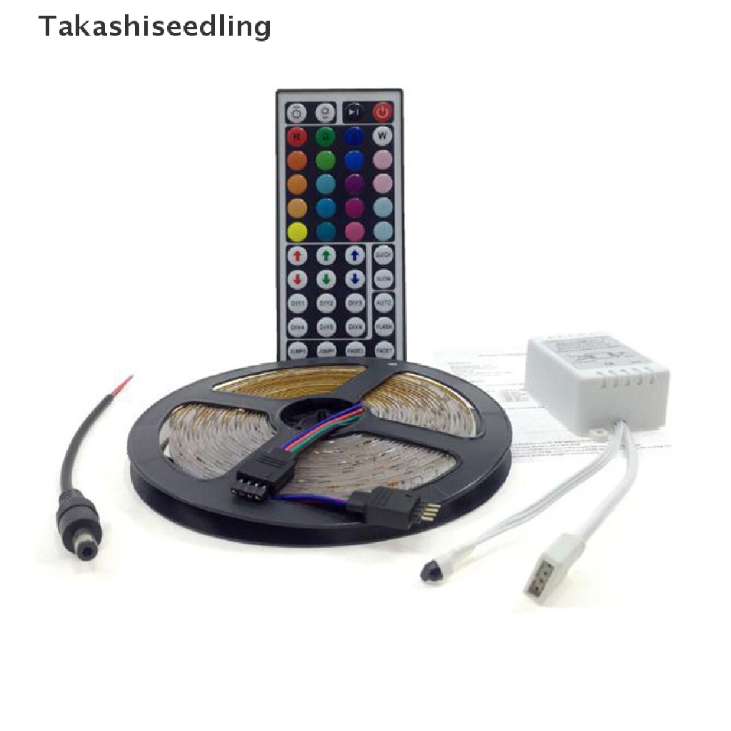 Dây Đèn LED 5m RGB 3528 SMD 44 12V Chống Thấm Nước