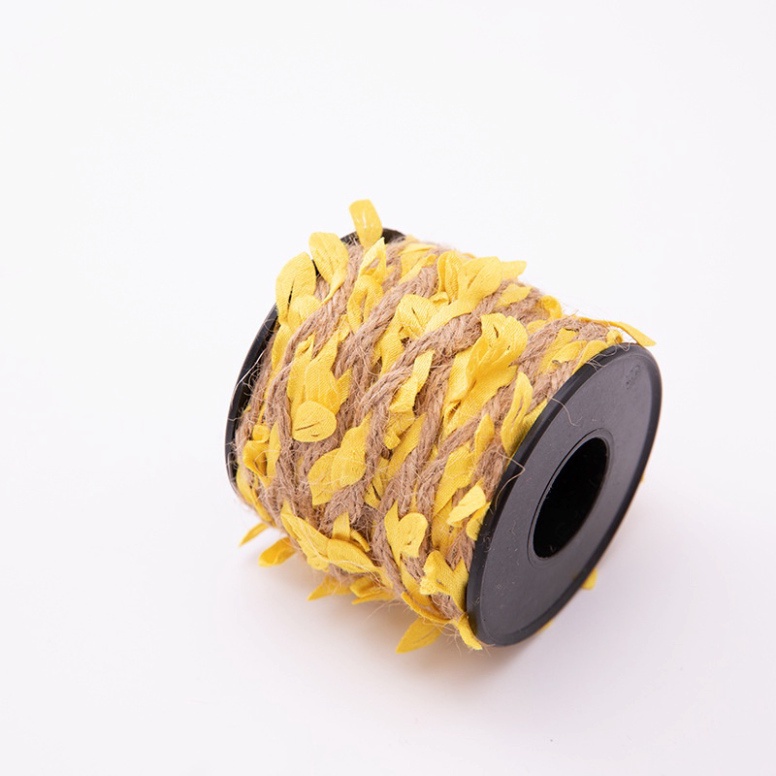 phụ kiện trang trí bánh kem [FREESHIP❤️] cuộn dây gai hoa lá cao cấp dài10m