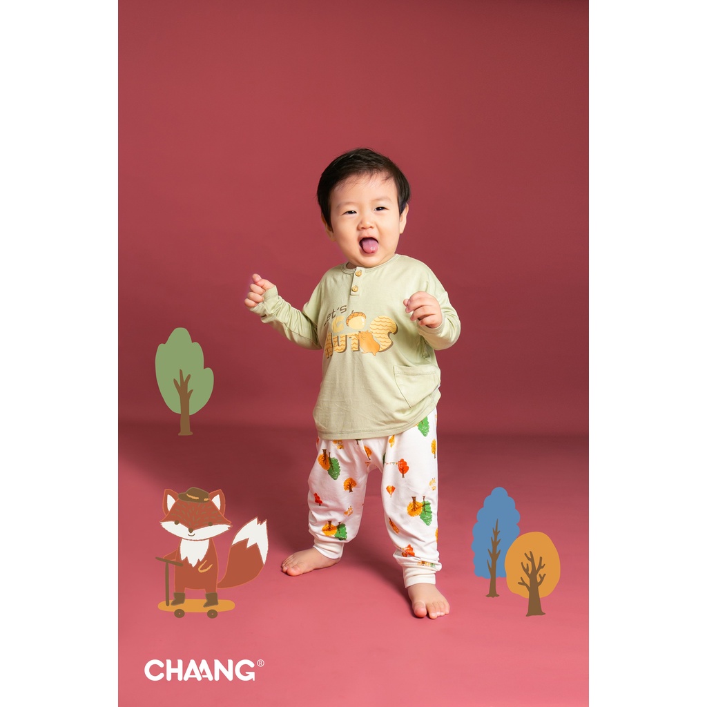 CHAANG 2022- Bộ dài tay thu đông cổ trụ Chaang Park AW2022D10